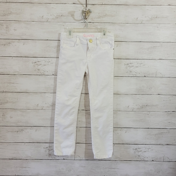 Little Girls Gymboree Cords Corduroy Jeans in White Size 5 - Picture 1 of 11